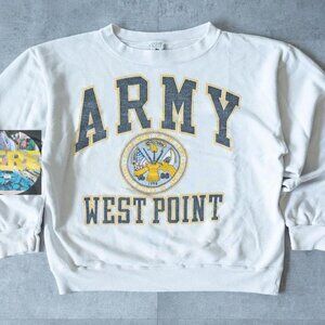 Army West Point Boxy Pullover Clothing U.S Army Aesthetic Shirt Sweatshirt Retro
